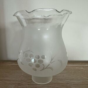Vintage Clear Frosted Glass Vanity Ceiling Fan Globe Shade